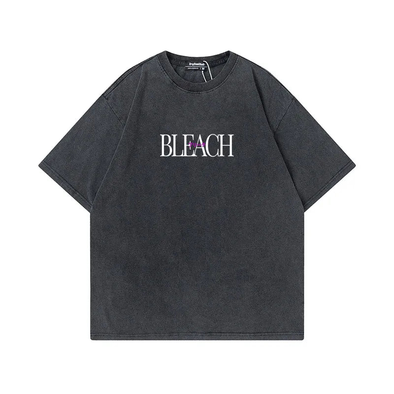 Bleach washed graphic Tee